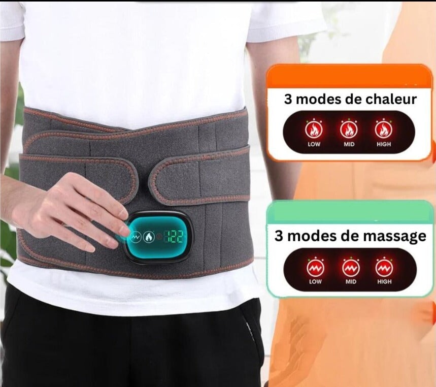 Ceinture chauffante et vibrante Vetement chauffant