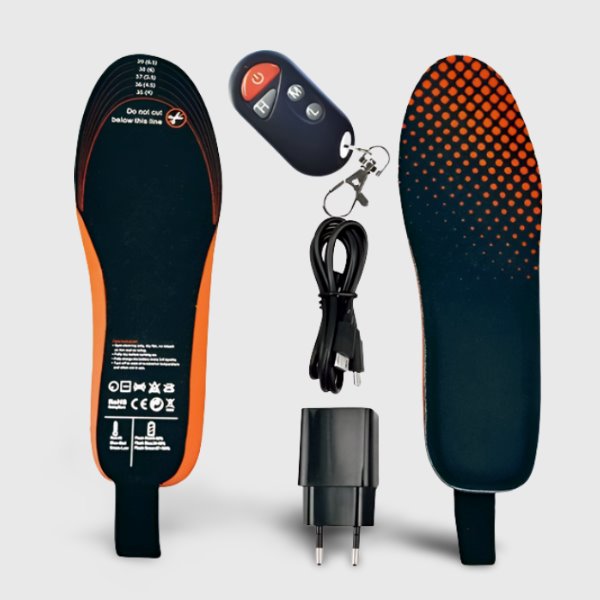 Semelles chauffantes rechargeables sans fil1