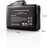 Batterie Lithium polymère 7.4 V, 2200 MAH Boutique N°1 de vêtement chauffant 