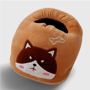 Chauffe pieds électrique | chat en peluche vêtement-chauffant