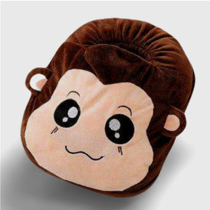 Chauffe pieds électrique | peluche singe chauffe pied vêtement-chauffant