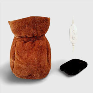 Chauffeuse pour pieds | marron chauffe pied Vêtement-chauffant.com