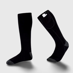 Chaussettes chauffantes pieds chaussette chauffante Vêtement-chauffant.com