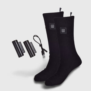 Chaussettes chauffantes pour dormir chaussette chauffante Vêtement-chauffant.com