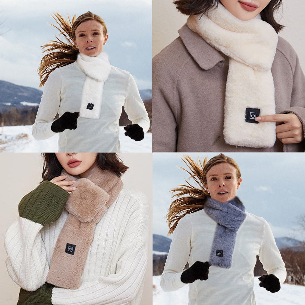 Umifica Écharpe chauffante électrique pour l'hiver - Chargement USB - 3  chauffage - Coussin chauffant pour le cou - Cadeau d'hiver pour homme et  femme - Ski en plein air : : Mode