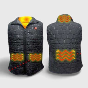 Gilet chauffant pour motard | VETCHAUD™ veste chauffante Vêtement-chauffant.com