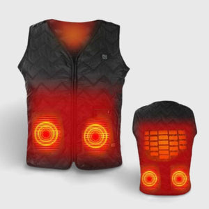 Gilet doudoune chauffante | VETCHAUD™ veste chauffante Vêtement-chauffant.com