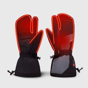 Moufles chauffantes à doigts séparés Vêtement-chauffant.com