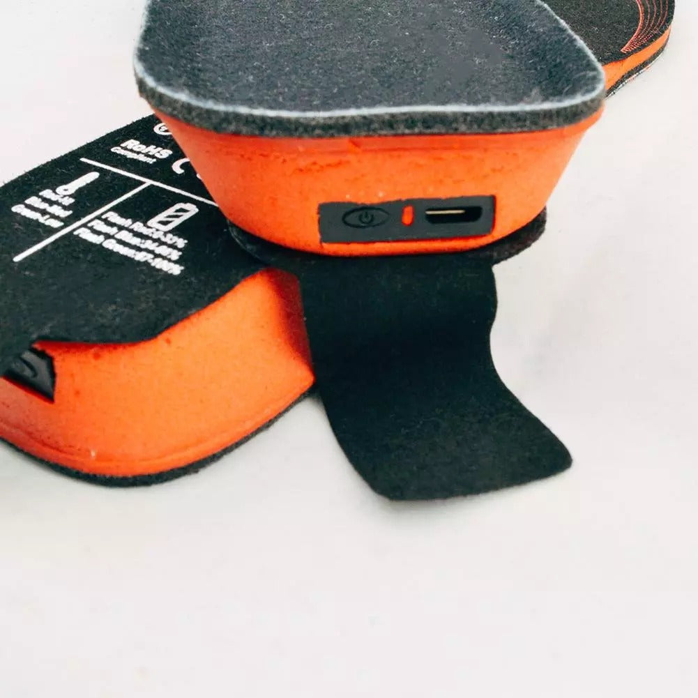 Semelles Chauffantes Rechargeables sans Fil 2100 mAh avec Télécommande USB  Rechargeables électriques Semelles Pieds ROUGE - Cdiscount Chaussures