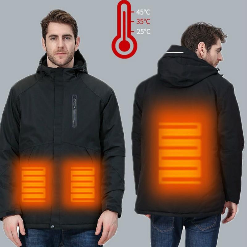 Veste chauffante d'hiver pour femmes Veste chauffante USB