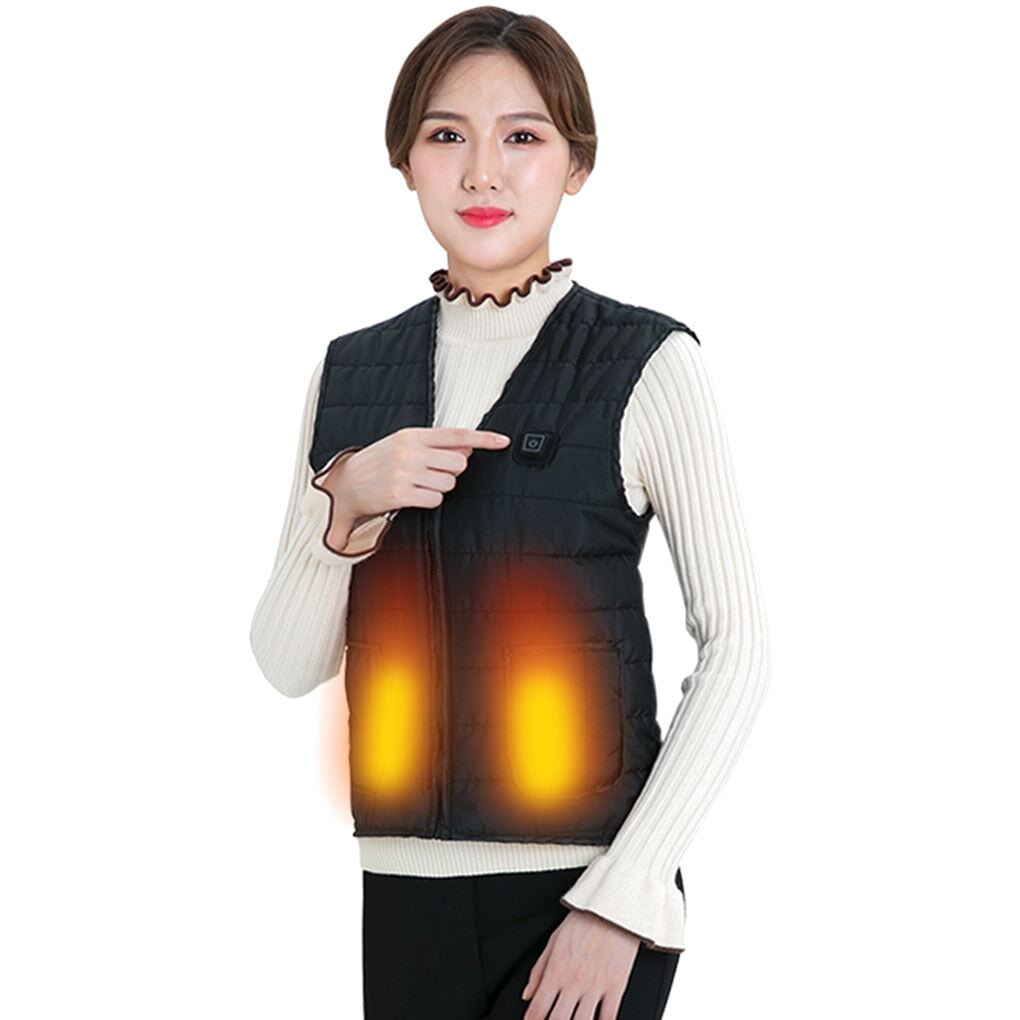 Veste chauffante électrique Smart Metropolitan GlaUSB pour homme
