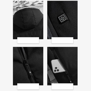 Blouson moto chauffant 5 zones étanche – vent et froid maîtrisés | VETCHAUD™ - vetement chauffant