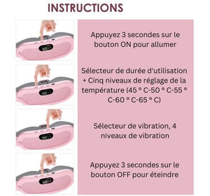 Ceinture chauffante règle - vetement chauffant
