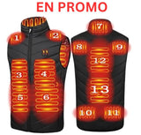 Doudoune chauffante 13 zones double contrôle – chaleur modulable | VETCHAUD™ - vetement chauffant