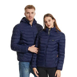 Doudoune chauffante 17 zones avec capuche – chaleur intégrale hiver | VETCHAUD™ - vetement chauffant