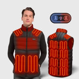 Doudoune chauffante étanche 5V USB – Homme / Unisexe Vêtement-chauffant.com Noire M 