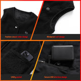 Doudoune sans manche chauffante homme 15 zones – liberté et chaleur | VETCHAUD™ - vetement chauffant