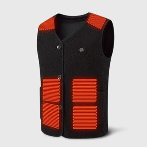 Doudoune sans manche chauffante homme 15 zones – liberté et chaleur | VETCHAUD™ - vetement chauffant