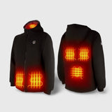Veste chauffante avec batterie pour balade moto – hiver sur les routes | VETCHAUD™ - vetement chauffant