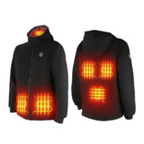 Veste chauffante avec batterie pour balade moto – hiver sur les routes | VETCHAUD™ - vetement chauffant