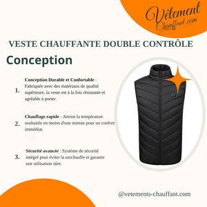 Manteau Chauffant Noir : Confort & Technologie Avancée pour l