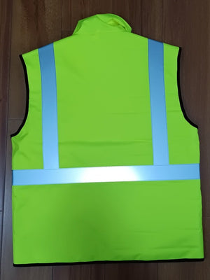 Veste chauffante réfléchissante Professionnelle sans manche - vetement chauffant
