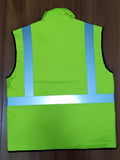 Veste chauffante réfléchissante Professionnelle sans manche - vetement chauffant