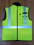 Veste chauffante réfléchissante Professionnelle sans manche - vetement chauffant