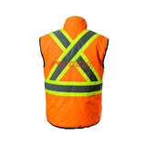 Veste chauffante réfléchissante Professionnelle sans manche - vetement chauffant