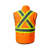 Veste chauffante réfléchissante Professionnelle sans manche vetement chauffant 