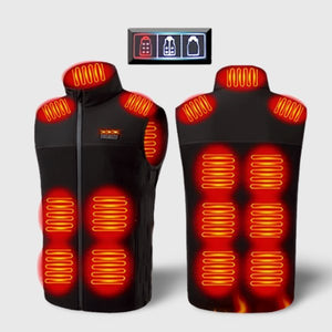Veste électrique chauffante 13 zones – jusqu'à 45°C par –20°C | VETCHAUD™ - vetement chauffant