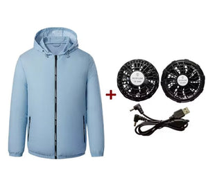 Veste Refroidissante à Ventilateur - vetement chauffant