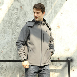 Anorak homme chauffant veste chauffante Vêtement-chauffant.com 