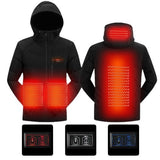 Blouson chauffant 4 zones – chaleur ciblée pour l'hiver en ville | VETCHAUD™ - vetement chauffant