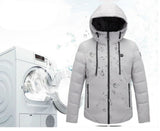 Blouson chauffant épais 11 zones double contrôle – hiver rigoureux | VETCHAUD™ - vetement chauffant