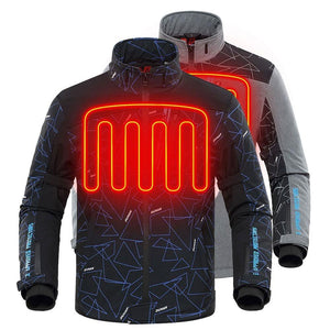 Blouson chauffant moto homme – balades hivernales sans le froid | VETCHAUD™ - vetement chauffant