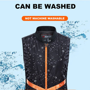 Blouson chauffant sans manche noir 3 zones – bras libres en hiver | VETCHAUD™ - vetement chauffant