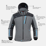 Blouson moto chauffant homme – rouler en hiver sans renoncer à la moto | VETCHAUD™ - vetement chauffant