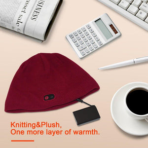 HGUIM Bonnet chauffant USB élégant et chaud pour l'hiver - Pour homme et  femme - Pour le ski, le camping, la chasse, Gris, 20 cm : : Mode