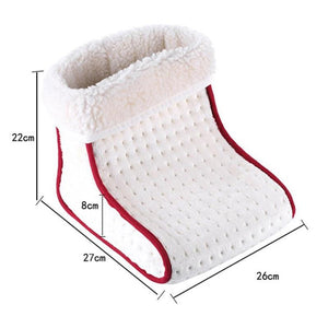 Chauffe pieds électrique blanc - vetement chauffant
