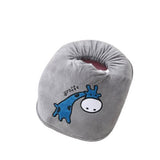 Chauffe pieds électrique | peluche girafe - vetement chauffant