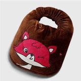 Chauffe pieds électrique | peluche renard - vetement chauffant
