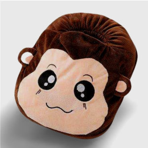 Chauffe pieds électrique | peluche singe - vetement chauffant
