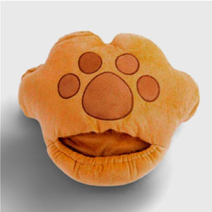 Chauffe pieds USB | patte de chat kaki - vetement chauffant