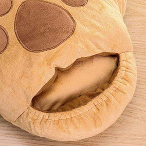 Chauffe pieds USB | patte de chat kaki - vetement chauffant