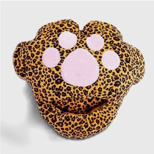 Chauffe pieds USB | patte de chat léopard - vetement chauffant