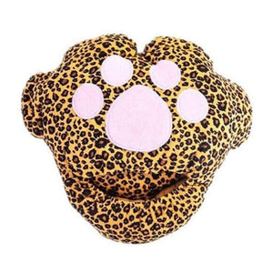 Chauffe pieds USB | patte de chat léopard chauffe pied Vêtement-chauffant.com 