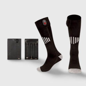 Chaussette chauffante à piles AA 4,5 V — 80 % coton, 3 niveaux | VETCHAUD™ - vetement chauffant