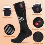 Chaussette chauffante à piles AA 4,5 V — 80 % coton, 3 niveaux | VETCHAUD™ - vetement chauffant