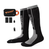 Chaussette chauffante avec télécommande — modèle noir 3,7 V, jusqu'à 8 h | VETCHAUD™ - vetement chauffant